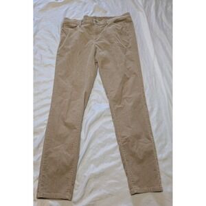 Ann Taylor LOFT Women's Tan Corduroy Modern Skinny Pants Size 31/12